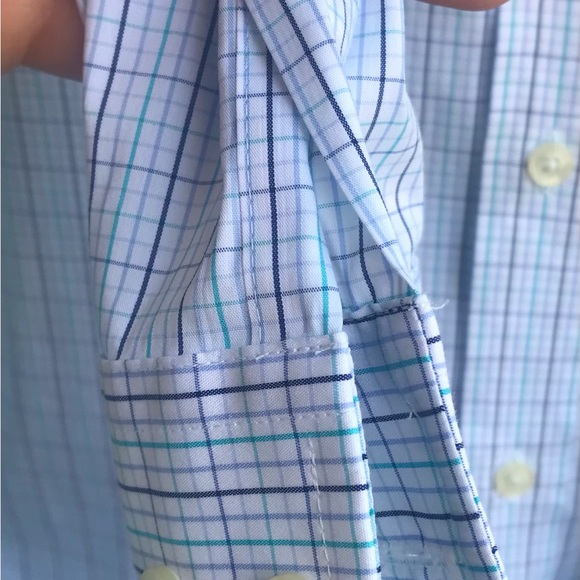 Lauren Ralph Lauren slim fit collar check print shirt| button up/down size S - Picture 3 of 8